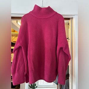 Kowtow hibiscus cotton Turtleneck Sweater